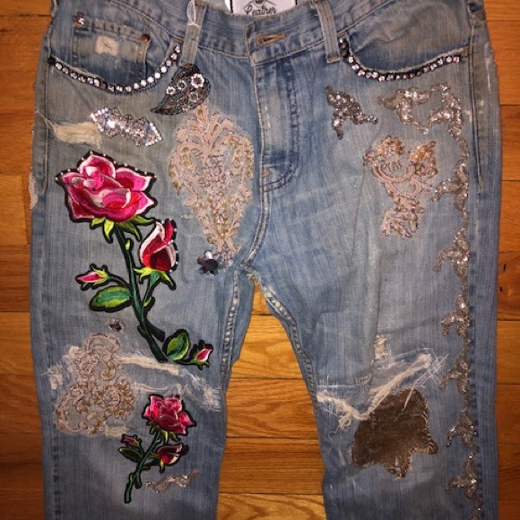 Custom Reworked Levis - Picture 3 of 3